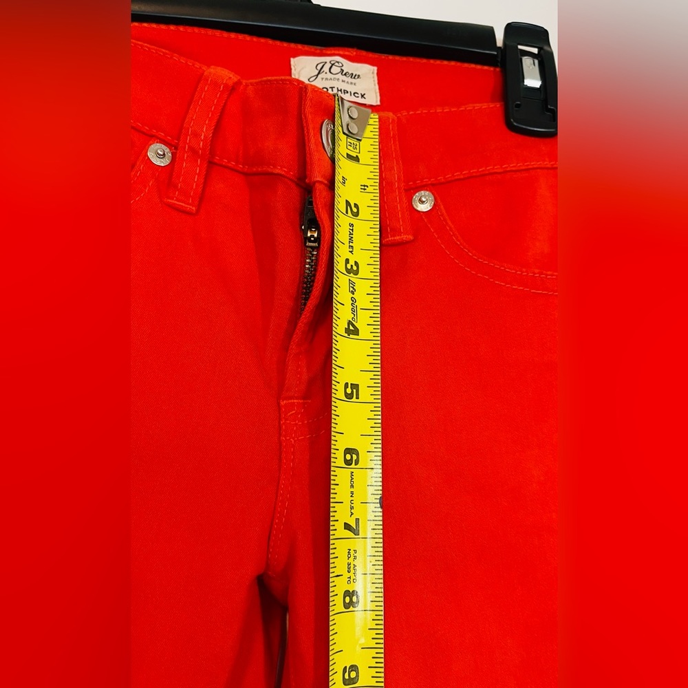 J.Crew red size 25 jeans - Picture 3 of 7
